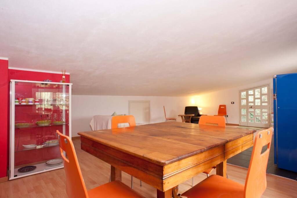Loft Mansardato Con Giardino E Piscina In Villa Privata Loft With Garden And Swimming Pool In A Private Villa Sestu Exteriör bild